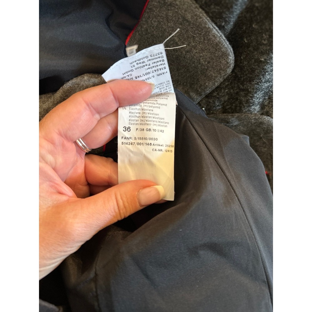 Basler Wool Blend Structured Blazer Jacket Eu 36 … - image 7